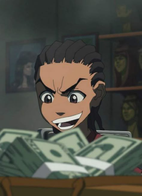 Ralo - Gettin Money Boondocks Wallpaper, Riley And Huey, Riley Freeman, Boondocks Cartoon, The Boondocks Cartoon, Boondocks Drawings, Trippy Cartoon, Ichigo Y Rukia, Dope Cartoons