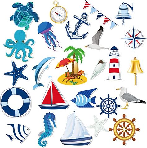 Amazon.com - 25 Pcs Turtle Car Magnets Cruise Door Magnet Flip Flop Boat Anchor Cruise Ship Decorations Magnetic Fridge Magnet Decal Life Preserver Ring Ship Steering Wheel Decorative Magnets (Cruise Style) - Life Preserver Ring, Cruise Magnets, Cruise Theme, Ship Steering Wheel, Cruise Rooms, Cruise Style, Olive And Cocoa, Turtle Car, Decorative Magnets