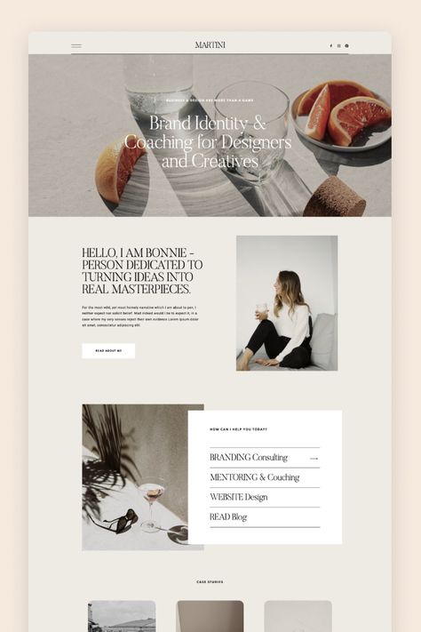 Website Design Inspiration Layout, Business Fonts, Squarespace Design, Webdesign Inspiration, Squarespace Website Design, Website Design Layout, Modern Website, Web Layout Design, Squarespace Website