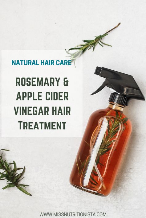 This rosemary and apple cider vinegar hair rinse is the natural way to get your hair back to a healthy, shiny, beautiful state. Apple Cider Vinegar Hair, Apple Cider Vinegar Hair Rinse, Vinegar For Hair, Vinegar Hair Rinse, Rosemary Hair Growth, Apple Cider Vinegar For Hair, Homemade Hair Treatments, Stop Hair Breakage, Herbs For Hair