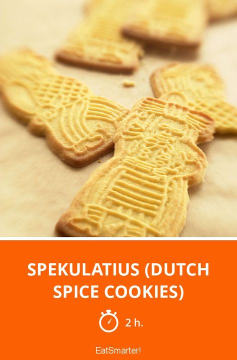 Spekulatius (Dutch Spice Cookies) - few calories - simple dish - So healthy is the recipe: 60.0/10 | A recipe idea by EAT SMARTER | pastry, Cookie, spiced shortcrust biscuit, Advent, Christmas, Christmas pastry, Christmas Cookie, Christmas Cookie, Spices, Nut, Low-calorie, Low-sugar #cookie #healthyrecipes Dutch Spice Cookies, Spekulatius Cookies Recipes, German Spice Cookies Recipe, Speculaas Spice Blend, Spekulas Cookies, German Spice Cookies, Spice Cookies Recipe, Christmas Pastry, Pastry Christmas