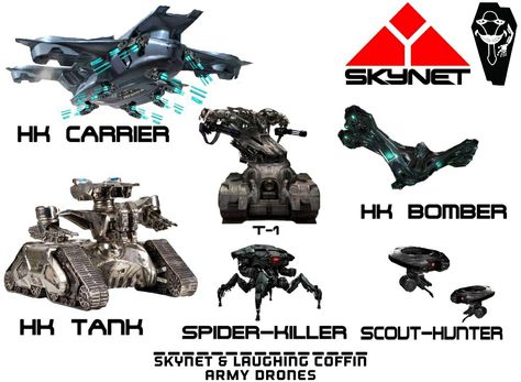 Skynet & Laughing: Army Drones part 2 Skynet Terminator, Terminator Art, Robot Army, Combat Robot, Terminator Movies, Battle Robots, Futuristic Robot, Star Wars Droids, Star Wars Concept Art