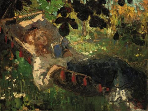 Hammock Painting, Giovanni Giacometti, Gwen John, John Duncan, The White Album, Mary Cassatt, Henry Miller, Winslow Homer, Girl Reading