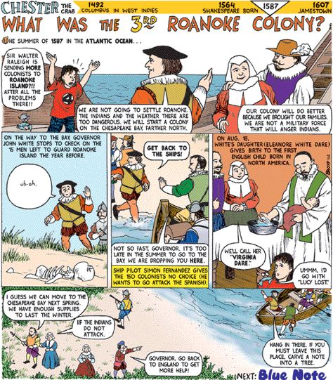 Why didn't the English Roanoke Colony survive? Roanoke Colony, High School Teen, Thirteen Colonies, High School Social Studies, 13 Colonies, 5th Grade Social Studies, High School History, Tar Heel, Doodle Notes