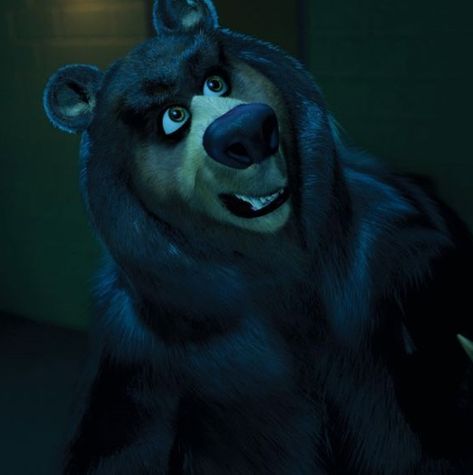 Vincent is the main antagonist of DreamWorks's 12th full-length animated feature film, Over the Hedge. He is a black bear who is RJ's arch-nemesis and former best friend. In the film, after losing his collection of food to a truck, Vincent gets angry at RJ and ends his friendship with him. However, Vincent decides to let RJ slide and not eat him after all and gives him a week to retrieve his food and give it back to him or else he will hunt down and kill RJ. When the deadline arrives,... Over The Hedge, Dreamworks Characters, Shark Tale, Legend Of The Guardians, Diddy Kong, Super Movie, Coraline Jones, Angry Birds Movie, Bee Movie