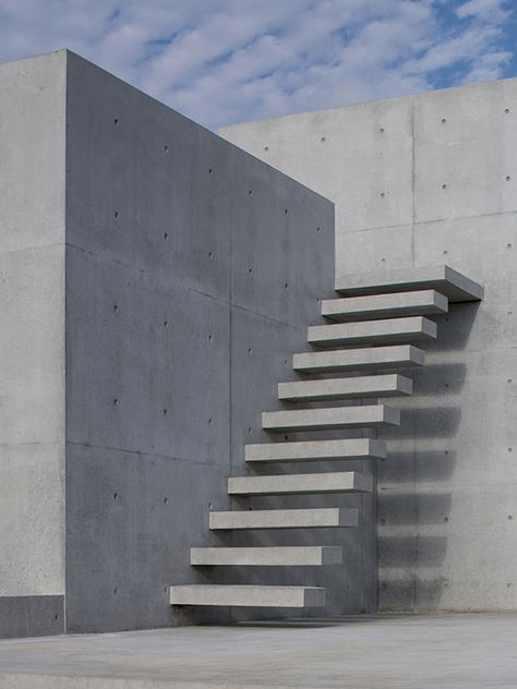 Viewpoint Architecture, Fujimoto Architecture, Modern Concrete House, Staining Concrete, Staircase Designs, Brutalism Architecture, Hiroshima Japan, Concrete Houses, Concrete Architecture