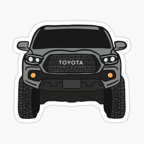 Blue Toyota Tacoma, Toyota Stickers, Tacoma 2022, Blue Tacoma, Cars Stickers, Toyota Truck, Tacoma Truck, Tacoma Trd, Truck Stickers