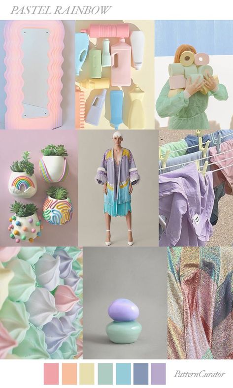 Pattern Curator, Deco Pastel, Pastel Trends, Print And Pattern, Color Combinations For Clothes, Pastel Designs, Mood Colors, Color Trends Fashion, Family Coloring