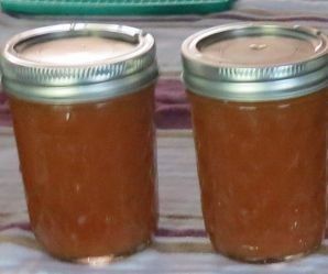 Cranberry Apple Butter, Pantry Recipe, Fruit Butters, Peach Honey, Peach Butter, Glazed Pork Chops, Garlic Scapes, Cranberry Apple, Canned Vegetables