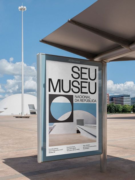 Museu Nacional | PORTO ROCHA Gomez Palacio, Museum Interior, Design Assistant, Study Photography, Portfolio Site, Bus Stop, Graphic Artwork, Design System, Identity Logo