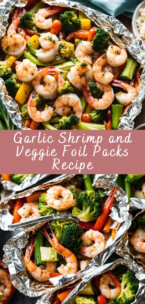 Garlic Shrimp and Veggie Foil Packs Recipe Garlic Shrimp and Veggie Foil Packs are a simple, flavorful, and healthy meal perfect for any occasion. These individually portioned foil packs are loaded with succulent shrimp, tender vegetables, and a buttery garlic sauce. Whether grilled, baked, or cooked over a campfire, this versatile recipe guarantees a delightful […] Meal Prep Family Dinners, Grilled Sea Bass, Buttery Garlic Sauce, Shrimp Healthy, Salmon Fried, Meal Prep Family, Salmon Foil Packets, Foil Packet Dinners, Flavorful Shrimp