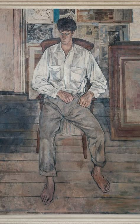 John Minton, Lucian Freud, Portraits Of Men, Draw Fashion, Art Of Drawing, Male Portraits, Francis Bacon, Men Art, Small Canvas Art