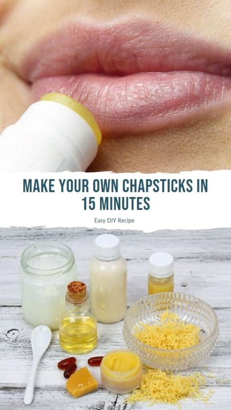 Discover the joy of creating your own organic chapstick in just 15 minutes. This DIY lip balm recipe combines the goodness of coconut oil, shea butter, and beeswax with the aromatic touch of essential oils. Nourish your lips naturally with this homemade beauty solution – chemical-free and tailored to your preferences. Home Made Chapstick, How To Make Chapstick, Chapstick Diy, Beeswax Lip Balm Recipe, Chap Sticks, Chapstick Recipe, Homemade Lip Balm Recipe, Lip Balm Recipe, Diy Lip Balm Recipes