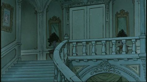 The Aristocats. Animation Backgrounds. Aristocats Background, Disney Stills, House Sketches, Victorian City, Dark Character, Vampire House, Steampunk Illustration, The Aristocats, Disney Background