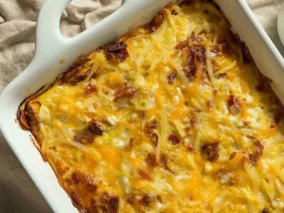 Amish Breakfast, Amish Breakfast Casserole, Command Cooking, Taco Lasagna, Breakfast And Brunch, Cauliflower Casserole, Easy Eat, Amish Recipes, What's For Breakfast