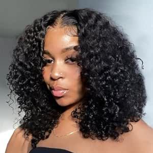 Deep Wave Bob Wig, Deep Wave Bob, Braiding Hairstyles, Frontal Wig Hairstyles, Deep Wave Hairstyles, Wig Human Hair, Deep Curly, Short Bob Wigs, Frontal Wig