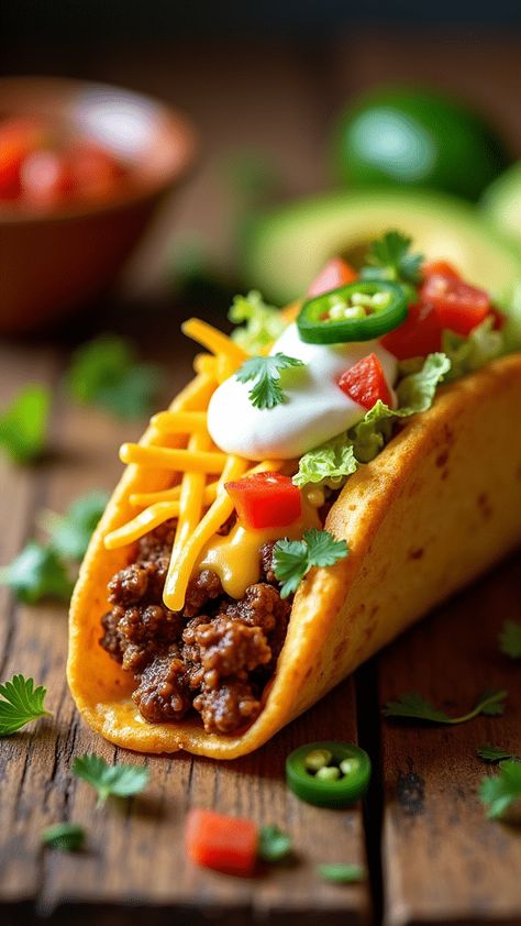 Loaded Cheesy Pocket Tacos Cheesy Pocket Tacos, Pocket Tacos, Delicious Lunch Recipes, Mexican Flavors, Mini Tacos, Spicy Salsa, Delicious Lunch, Easy Lunch Recipes, Gooey Cheese