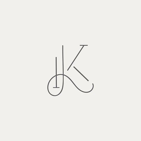 Business Identity Design, Boutique Graphic Design, Logo Monogramme, Personal Logo Design, K Tattoo, Muster Tattoos, Desain Editorial, Monogram Logo Design, Identity Design Logo