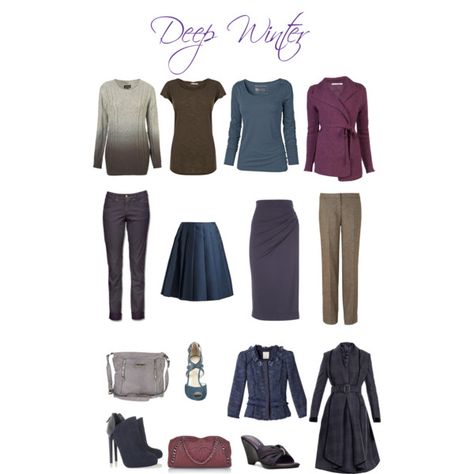 "Deep Winter neutrals" by sabira-amira on Polyvore Capsules Wardrobe, Winter Pallet, Seasonal Analysis, Winter Deep, Winter Neutrals, Deep Winter Palette, Deep Winter Colors, Winter Palette, Colour Analysis