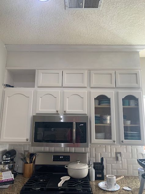 Cabinets Up To The Ceiling, Extending Kitchen Cabinets To The Ceiling, Adding Upper Cabinets To Kitchen, Diy Kitchen Cabinet Extension To Ceiling, Add Top Cabinets In Kitchen, Stacked Cabinets To The Ceiling, Adding Cabinets To Ceiling, Diy Extend Kitchen Cabinets To Ceiling, Stacked Upper Cabinets