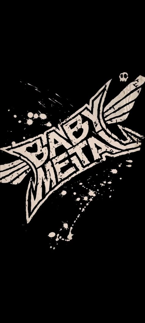 Babymetal Wallpapers Iphone, Metal Wallpaper Iphone, Baby Metal Wallpaper, Babymetal Poster, Babymetal Aesthetic, Babymetal Wallpapers, Cool Tapestry, Wallpaper Song, Metal Wallpaper