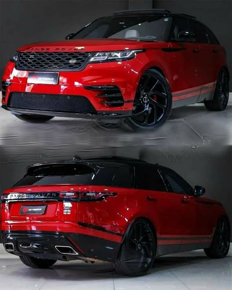 Red Range Rover Sport, Range Rover Evoque Red, Red Range Rover, Range Rover Cars, Range Rover Sv, Dream Cars Range Rovers, Range Rover Black, Range Rover Car, Range Rover Velar