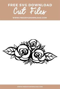 Flower Svg Files, Rose Svg, Cricut Svg Files Free, Floral Svg, Projets Cricut, Cricut Projects Beginner, Svg Downloads, Free Svg Files, Cricut Free