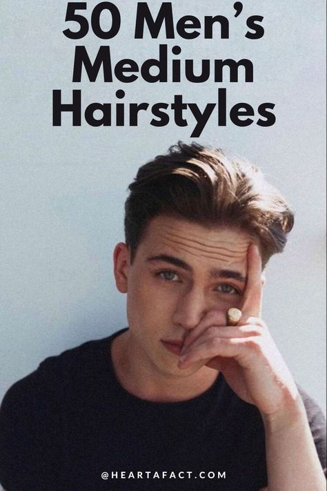 Top 50 Medium-Length Hairstyles for Men: Featuring Galleries and Videos | 50 of the Best Medium Hairstyles for Men (Gallery + Videos Included) Undercut Men, Hairstyle For Men, Mens Hairstyles Medium, Hairstyle Names, New Hairstyle, Medium Hairstyles, Mens Haircuts Short, Gerson, Undercut Hairstyles