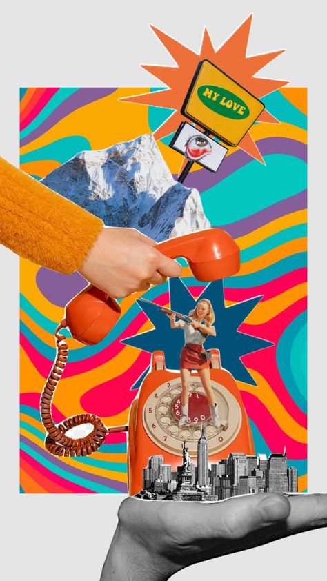 My love #collage #moodboard #aesthetic #vintage #retro Retro Layout Design, Retro Moodboard, Millennial Aesthetic, Aesthetic Vintage Retro, Food Collage, Disco Aesthetic, Collage Moodboard, Retro Collage, Rath Yatra