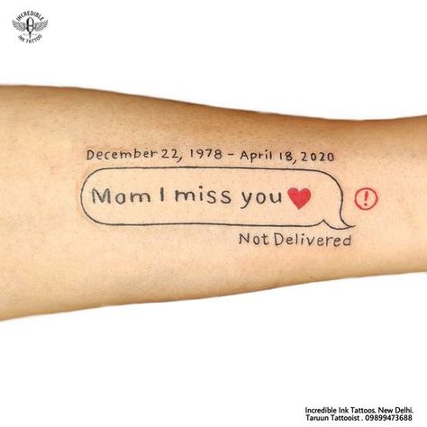 Small Meaningful Tattoos For My Mom, Miss You Mom Tattoo Ideas, Small Mom Memorial Tattoo, Sorry Tattoo Design, Mom I Miss You Tattoo, Missing Mom Tattoo Ideas, Tattoo Missing Someone, Miss You Mom Tattoo, Tattoo Ideas Memorial Mom