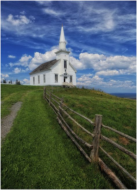 Highland Village, Cape Breton Island, Cape Breton, Old Church, Scenic Landscape, Nova Scotia, Art Paint, Small Towns, Cape