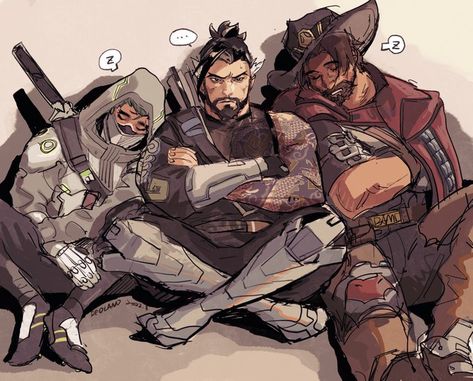 Hanzo Overwatch, Genji And Hanzo, Genji Shimada, Overwatch Hanzo, Hanzo Shimada, Warcraft Characters, Overwatch Funny, Overwatch Comic, South Park Funny