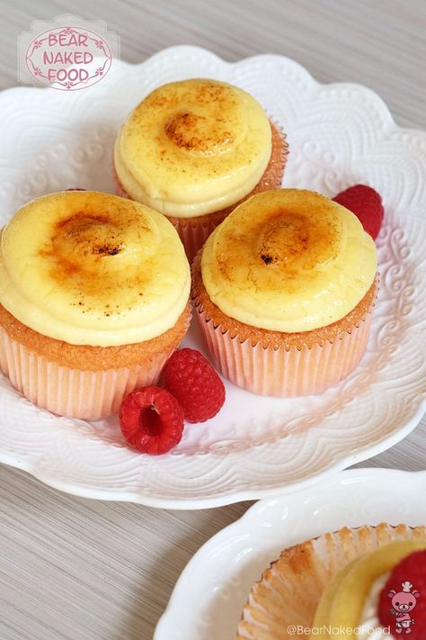 Crème Brulee is such big hit at our household that we are finding different ways… Pastry Cream Filling, Cupcake Videos, Vanilla Sponge Cake, Sponge Cake Recipes, Vanilla Sponge, Pastry Cream, Cupcake Muffins, Cake Flour, Enjoy It