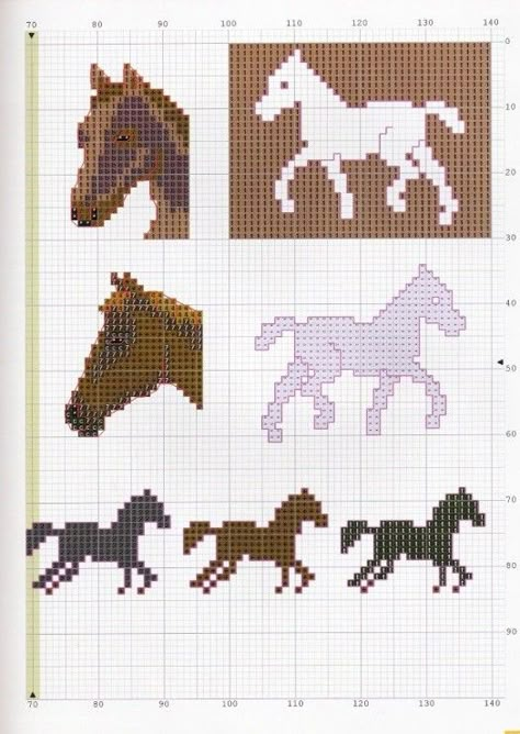 Intarsia Knitting Charts, Cross Stitch Horse, Intarsia Knitting, Pixel Crochet, Horse Pattern, Pixel Pattern, Crochet Tapestry, Tapestry Crochet, Knitting Charts