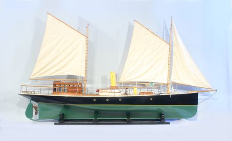 Steam Yacht, Yacht Model, Steam Boats, Sailing Ships, Steam, Sailing, Quick Saves