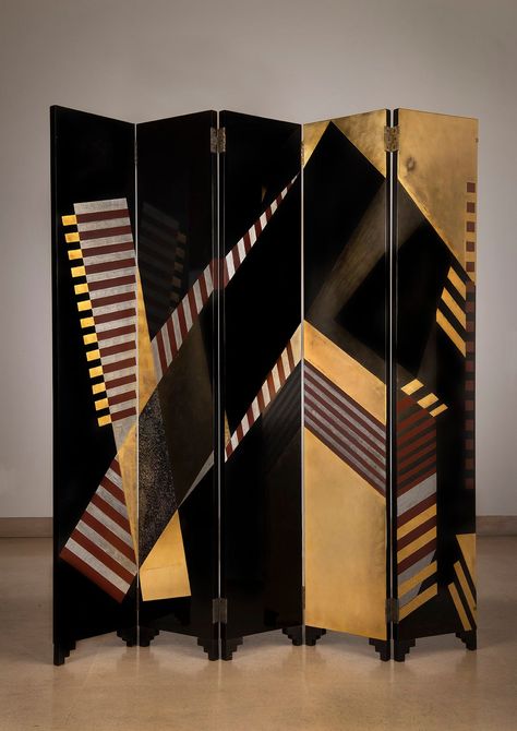 Screen by Jean Dunand | Vallois Art Deco Gallery Art Deco Screen, Bauhaus Furniture, Art Deco Artists, Art Deco Decor, Divider Screen, Workshop Design, Sculptures For Sale, Folding Screen, Art Deco Pattern