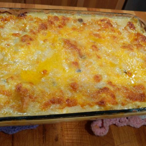 Seafood Lasagna with Crab and Shrimp Gruyere Scalloped Potatoes, Crab And Shrimp Recipe, Crab Casserole, Seafood Lasagna Recipes, Crab And Shrimp, Seafood Lasagna, Au Gratin Recipes, Fish Pie, Shrimp Recipe