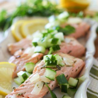 Cold Poached Salmon | Laughing Spatula Cold Poached Salmon, Cold Salmon, Roasted Chicken Salad, Whole 30 Lunch, Roast Chicken Leftovers, Poached Salmon, Paleo Lunch, Cooking Basics, Fish Dishes