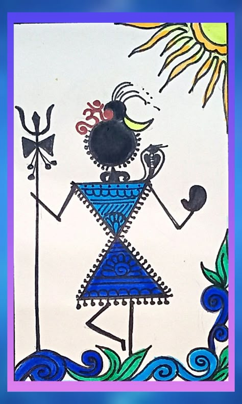 Varli Art Rangoli, Madhubani Paintings Ideas Design Black And White, Warli Art For Kids, Warli Art Designs, Gleeful Creations, Warli Drawing, Warli Art Painting, Warli Paintings, Mithila Art