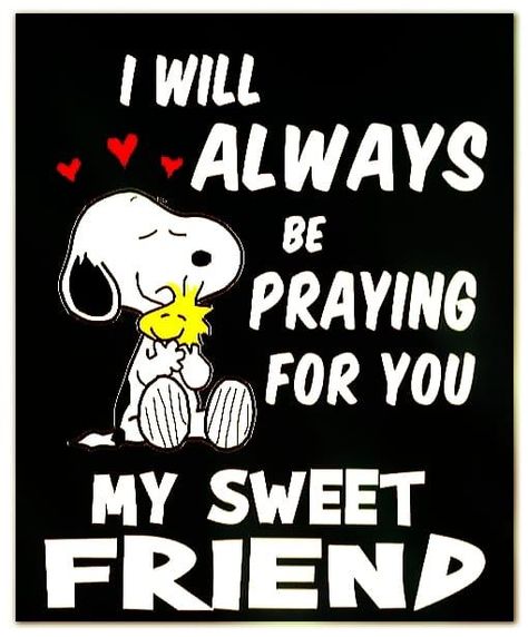 Snoopy Praying For You, Cheer Up Friend Quotes, Love You My Friend, I Love You My Friend, Snoopy Praying, I Love You Friend Quotes, Praying For You My Friend, Praying For You, Loved Ones Quotes