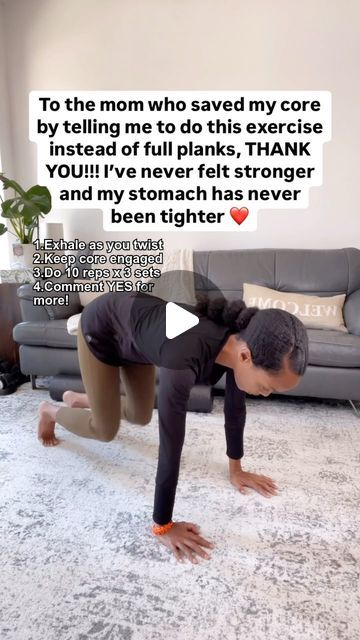 Cert. Mommy Tummy Coach on Instagram: "If you’re like me and felt lost after discovering that traditional exercises like sit-ups and full-planks aren’t the best option postpartum, this is for you!   I was there too... It was so difficult trying to figure out what exercises are helpful and which won’t do more harm than good on my weak core and diastasis recti...  I spent thousands of dollars and time researching and learning what is safe AND effective. I started putting my learnings into my routine and I noticed a HUGE improvement!   Now I help thousands of mamas through similar struggles 🥹❤️ I would love to help you too!   Comment NEW ME for more free exercises like the one above!   #compoundexercises #diastasisrecti #diastasisrectiexercises #pelvicfloorexercises #fitmom #momlife #mombod Kt Tape Diastasis Recti, Diastasis Recti Before After, Core Exercises, Diastasis Recti Exercises, Core Strengthening Exercises, Diastasis Recti, Easy Yoga Workouts, Weight Workout Plan, Beginner Workout