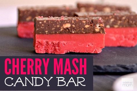 Cherry Mash Recipe, Cherry Mash Candy, Cherry Mash Candy Recipe, Cherry Mash, Candy Bar Recipe, Crockpot Candy, Christmas Yummies, Salted Peanuts, Christmas Candies