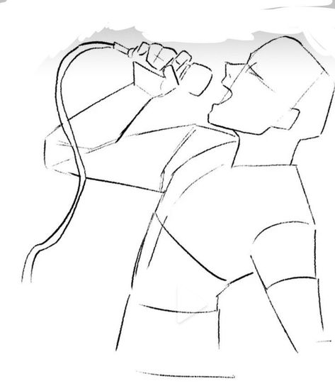 Men Reference Drawing Poses, Duo Poses Reference Drawing Funny, Holding Someone In Arms Reference, Character Singing Poses, Singer Poses Reference Drawing, Protecting Someone Drawing, Singer Base Drawing, Musician Drawing Reference, Pop Star Pose Reference Drawing