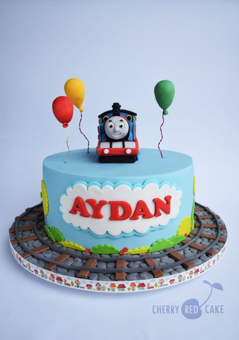 Train Birthday Cakes, Thomas Train Birthday Cake, Thomas The Train Birthday Cake, Thomas And Friends Cake, Cake Train, Thomas Birthday Cakes, Thomas The Tank Engine Cake, Thomas Train Birthday, Thomas Cake