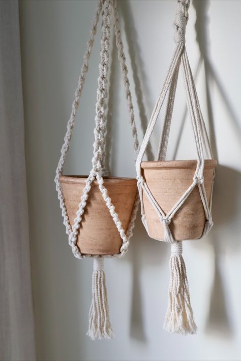 Bring the beauty of boho style into your home with macrame pot hangers. Your plants will thrive, and your decor will shine ✨ Pot Hangers, Pot Hanger, Pot Plant, Plant Hangers, Boho Home, Home Style, Plant Hanger, Potted Plants, Boho Style