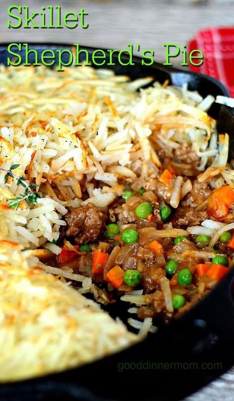 Shredded Hashbrown Recipes, Shredded Hash Browns, Shepherds Pie Recipe, Hashbrown Recipes, Homemade Gravy, Shepherd's Pie, Hash Browns, How To Cook Potatoes, Shepherds Pie