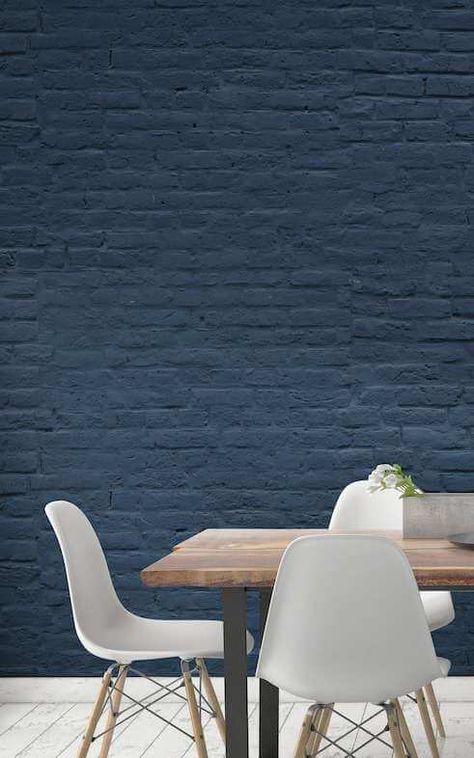 Styling The Home Chic Brick Wall Style · The Inspiration Edit Painting Brick Interior Wall, Painted Brick Interior Wall, Painting Brick Interior, Painted Brick Wall Interior, Interior Brick Wall Ideas, Painted Brick Interior, Brick Wall Ideas, Painted Brick Wall, Brick Wall Wallpaper