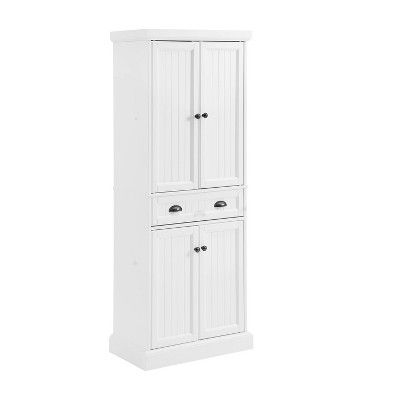 White Pantry, Pantry Storage Cabinet, Freestanding Storage, American Signature Furniture, Large Cabinet, Tall Cabinet, Reclining Furniture, Cabinet Storage, Pantry Cabinet