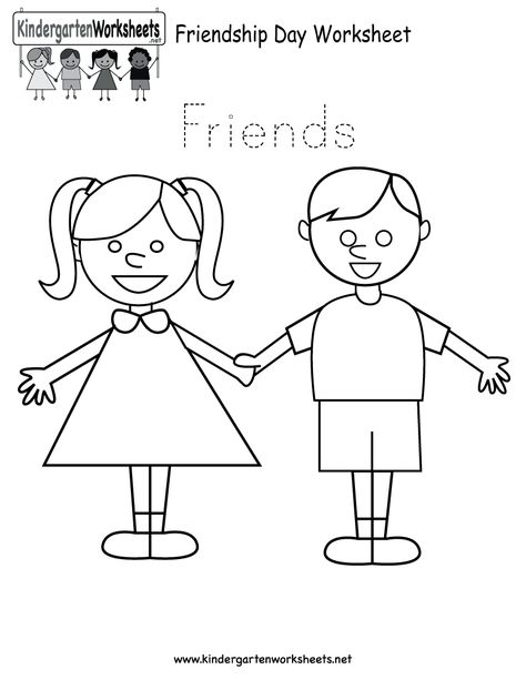 free printable worksheets for preschool | Free Printable Friendship Day Worksheet for Kindergarten Friends Week Preschool, Friendship Preschool Activities Free Printables, Friends Worksheets Preschool, Friendship Week Preschool, Kindergarten Friendship, Friends Worksheet, Friendship Preschool, Friendship Activities Preschool, Coloring Kindergarten