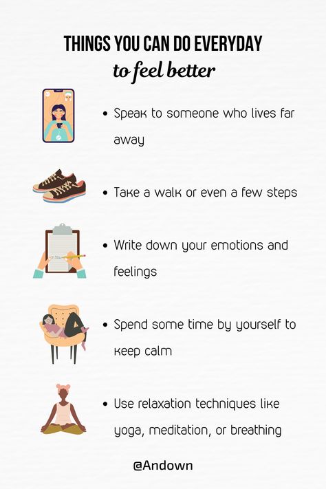 Maybe these changes might be hard, but there are little things you can do everyday to feel better and stay mentally healthy. #Health #MentalHealth #BetterYou #SelfDevelopment #SelfCare Mentally Healthy, Relaxation Techniques, Mental And Emotional Health, Self Care Activities, Sciatica, Self Motivation, Female Fashion, Self Care Routine, Self Improvement Tips